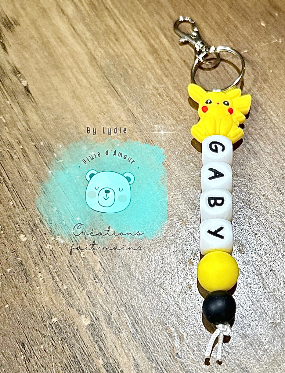 Porte clef nominatif enfant