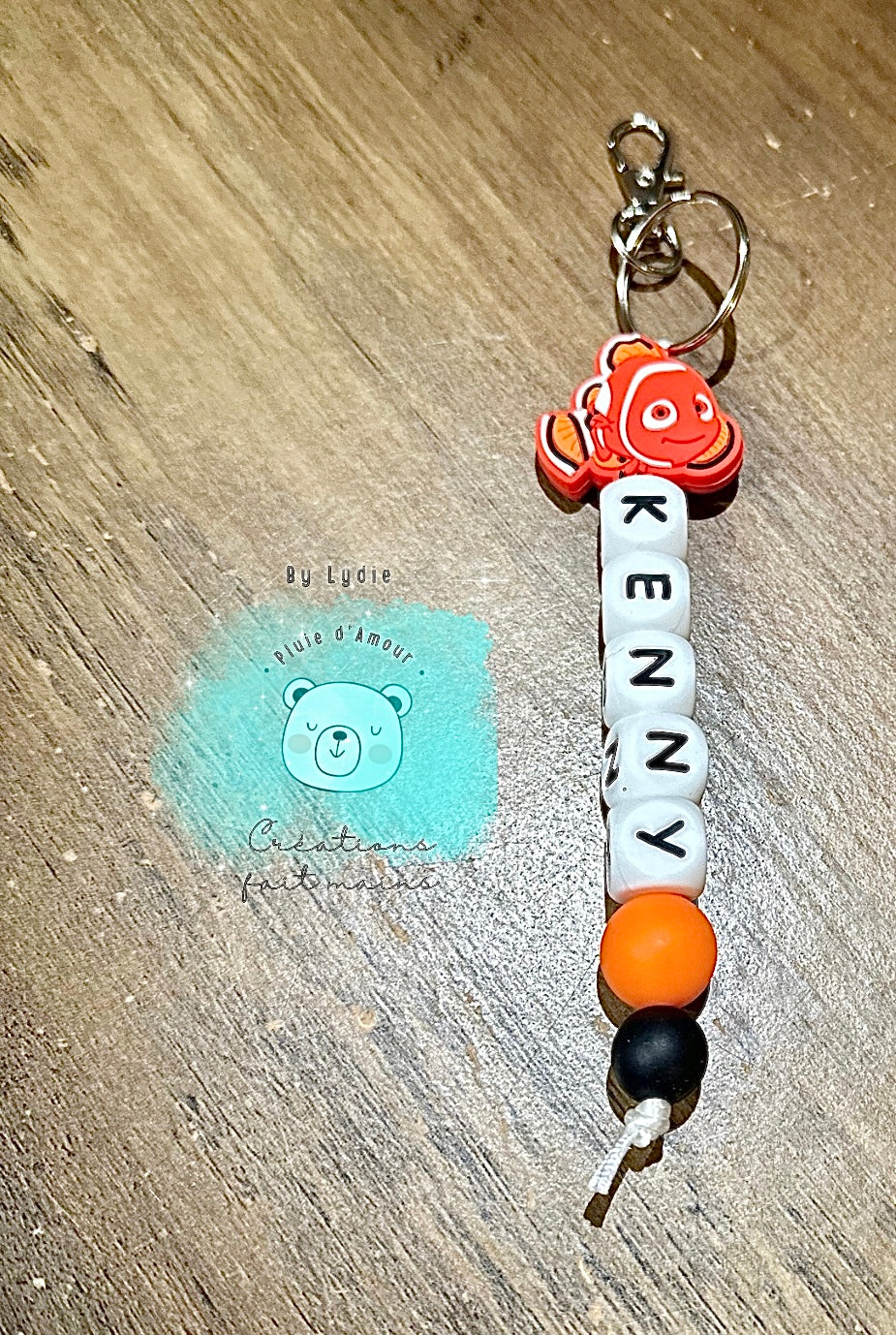 Porte clef nominatif enfant