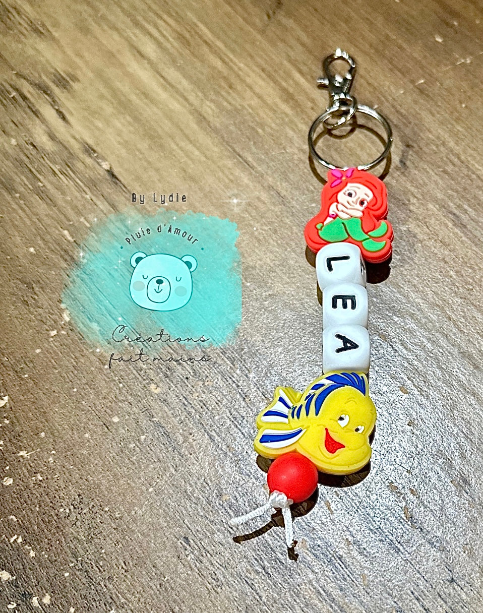 Porte clef nominatif enfant